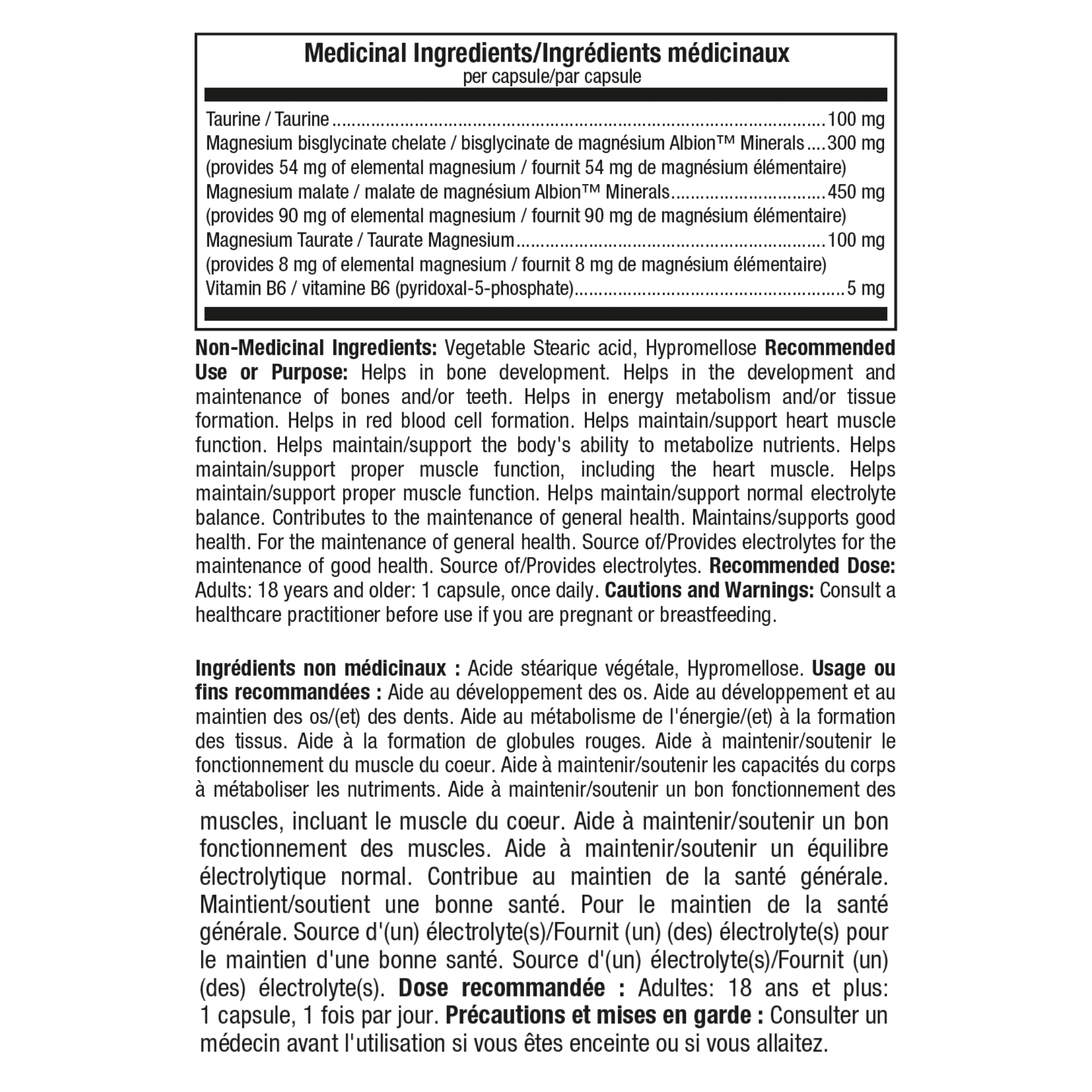 valeurs nutritionnelles